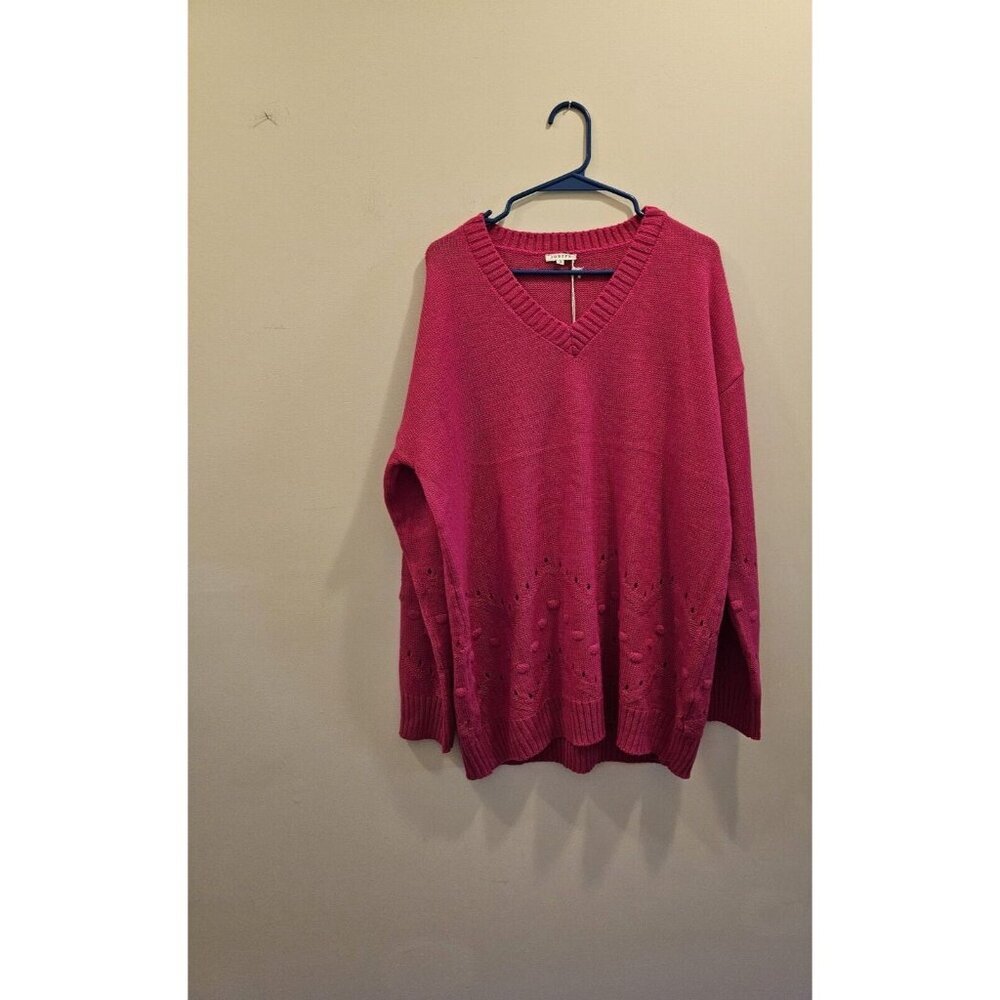 NWT Women's Jodifl Sweater Gianni Hot Pink Size L
